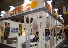 Stand de la empresa CITRI&CO, unión de Martinavarro, RioTinto y Perales & Ferrer, una de las compañías líderes en producción y comercialización de cítricos. 